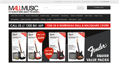 Desktop Screenshot of mallmusic.com.au