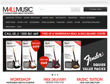 Tablet Screenshot of mallmusic.com.au